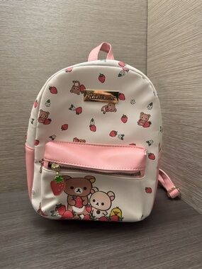 Rilakkuma & Friends Limited Edition 2021 Strawberry Mini Backpack